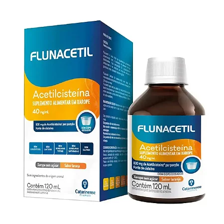 Flunacetil Acetilcisteína Xarope- 120ml-Catarinense