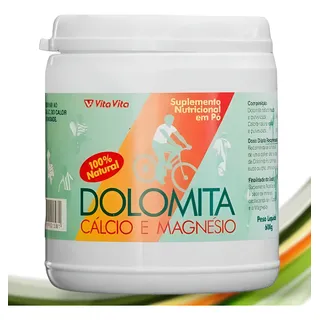 Dolomita, Cálcio E Magnésio -600g- Vita Vita