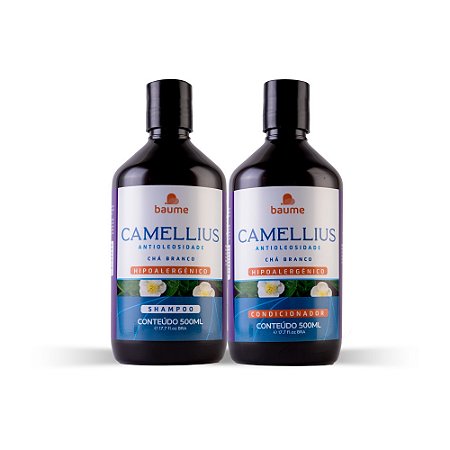 Kit Antioleosidade Camellius Shampoo + Condicionador 500ml - Baume