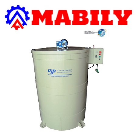 Tanque de mistura fundo cônico no cilindro 500 a 5000L