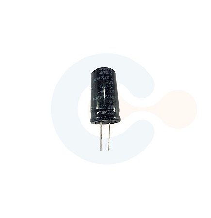 Capacitor Eletrolitico Radial 330uF 250Vcc (Caneca 22mm) - B43851