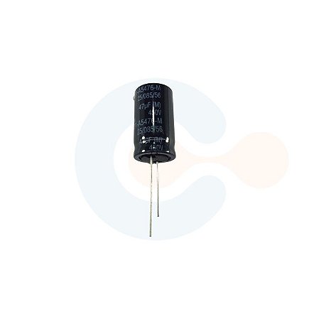 Capacitor Eletrolitico Radial 47uF 450Vcc (Caneca 18mm) - B43821