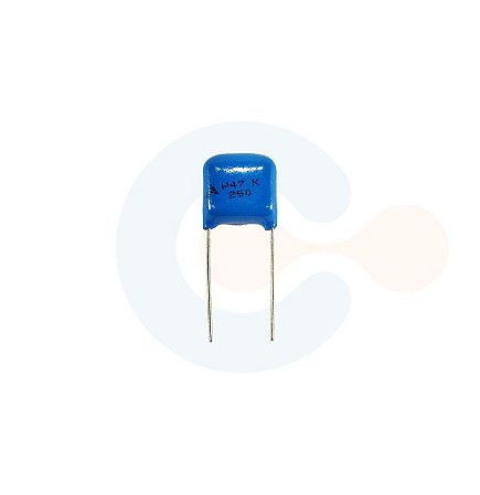 Capacitor Poliester Metalizado 470nF 250V (Passo 10mm)