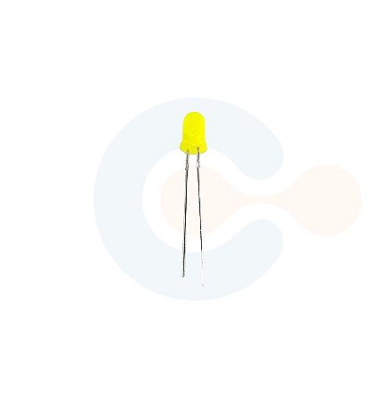 Led Circular (5mm) - Amarelo