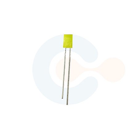 Led Retangular (2X5X7mm) - Amarelo