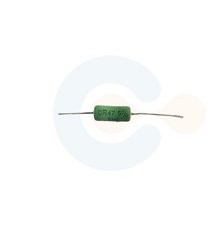 Resistor De Fio 0R47 5W - 5%
