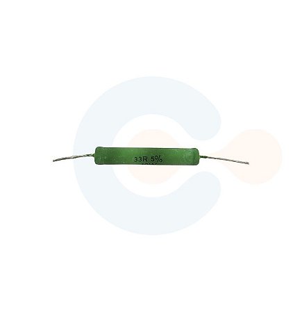 Resistor De Fio 33R 10W - 5%