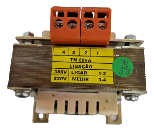 Transformador De Comando Monofásico 50va 380v Para 220v