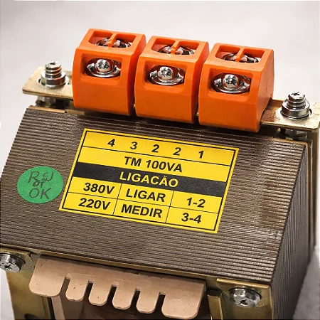 Transformador Comando 100va 380v/220v