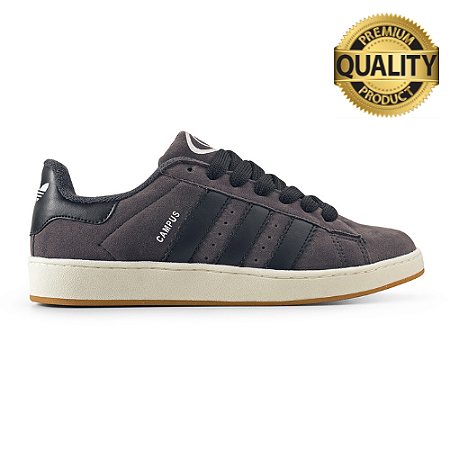 TÊNIS ADIDAS CAMPUS - GRAFITE E PRETO - PREMIUM