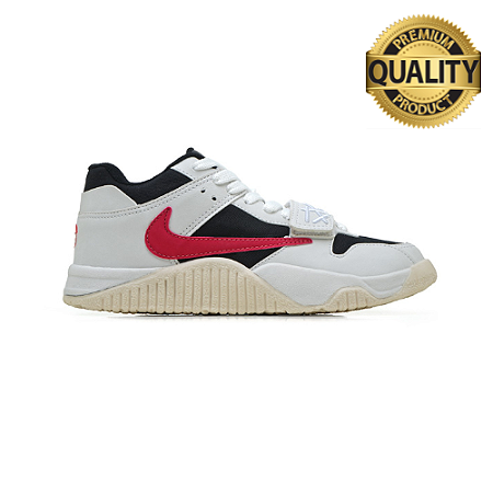 Jordan Travis Scott Jumpman Jack (Branco/Vermelho)