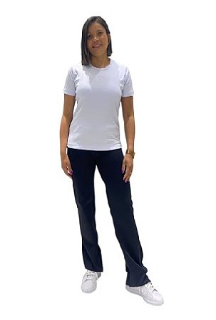 Blusa Canelada Manga Curta