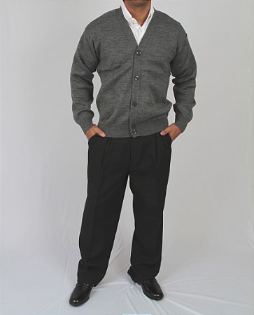 Casaco de lã masculino