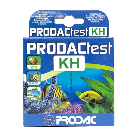 Prodac Test KH teste dureza Carbonatada aquário carbonato bicarbonato