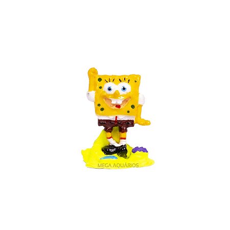 Enfeite aquário bob esponja pequeno p011