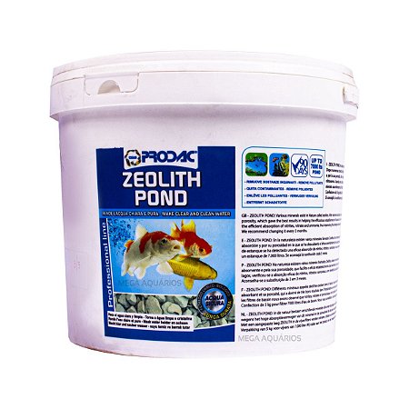 Mídia Filtrante para lago Prodac Zeolite Pond 5KG