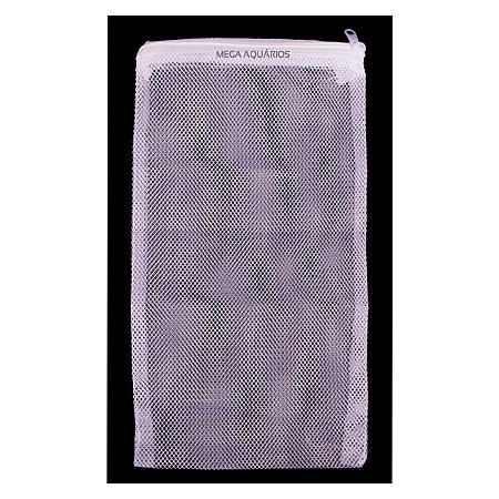 Bolsa saco bag p/ mídia materiais filtrantes aquário lago sump aquam 15x30