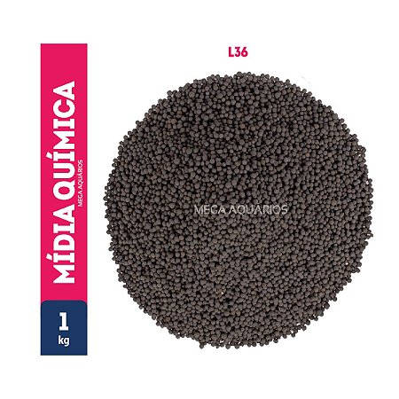 Carvão ativado micro esferas mídia filtragem química aquário 1kg L36