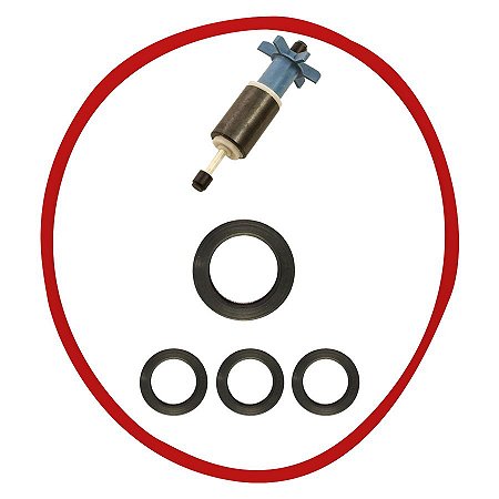 Kit Anéis Vedação Cesta + Impeller Canister Jebo 838 828