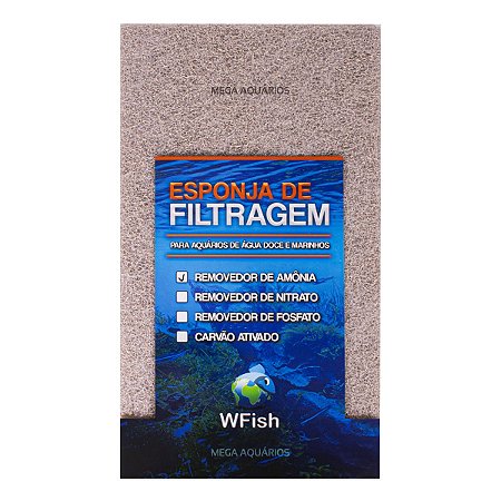 Placa esponja mídia filtragem biológica mecânica remove amonia wf