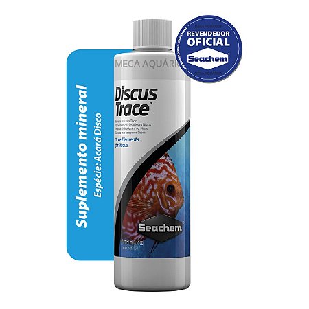 Seachem Discus Trace 250ml nutrientes suplemento peixe Acará Disco