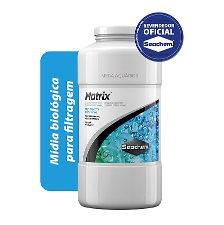 Seachem Matrix 1L mídia biológica filtragem aquario lago