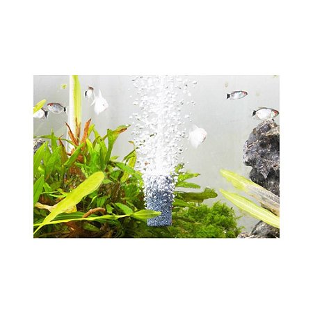2 Pedra porosa cilindrica aquário oxigenação criação bolhas 5cm s8