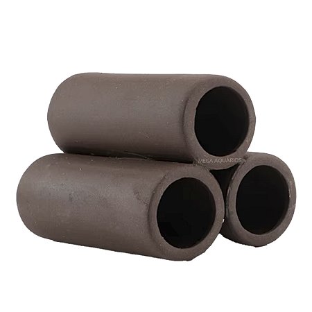 Enfeite aquario esconderijo abrigo toca tripla cerâmica
