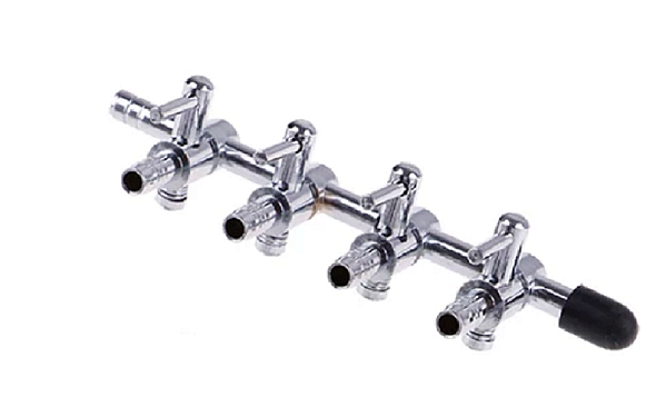 Divisor De Ar Ad 004 Metal 4 Saídas Boyu Aquário