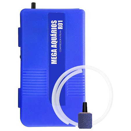 Compressor bomba ar a pilha portátil Aquam R01 / WF-960 aerador