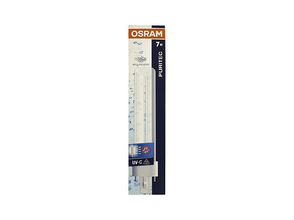 Lâmpada UVC germicida Osram PL 7W 2P G23 13,5cm