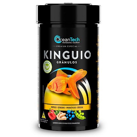 Ração OceanTech Kinguio Gran 75g Peixes Kinguios