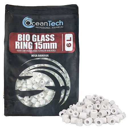 Mídia Biológica Anel Cerâmica Aquários Lagos 3kg Oceantech