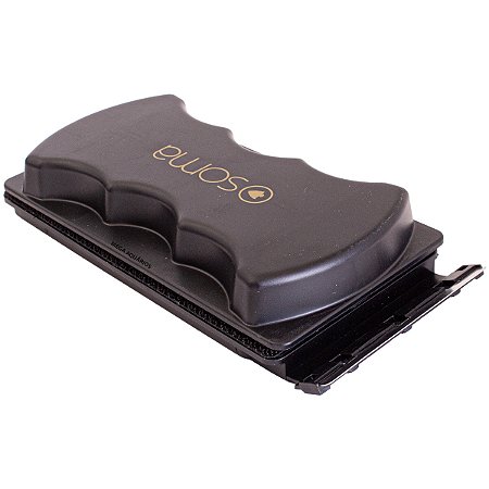 Limpador magnético m raspador algas soma vidro aquario 10mm
