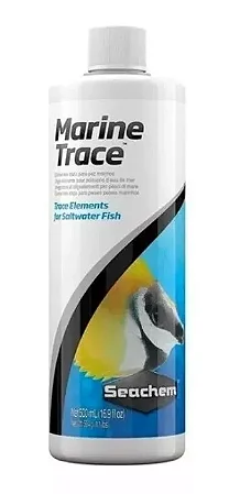 Condicionador Seachem Marine Trace 250ml nutrientes básicos