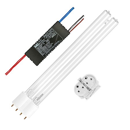 Kit lâmpada UVC PL 24W germicida ultravioleta filtro UV soquete reator