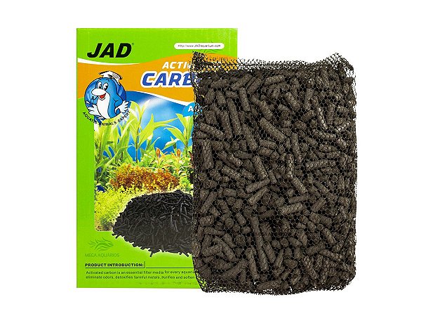 150gr - Carvão ativado Jad AC-150 filtragem de aquario e lago