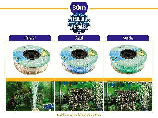 30 Metros de mangueira para compressor de ar 4mm para aquário, pedra porosa, enfeite