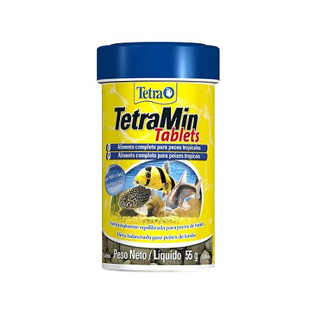 Ração TetraMin Tablets Peixes de Fundo 55g