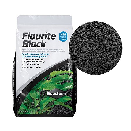 Seachem Flourite Black 3,5 kg Substrato Fértil Plantado