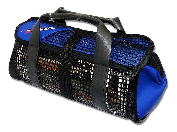 Bolsa Maleta Organizadora Porta Jig Rede V-fox Vc-r1 Azul - Mega Aquários