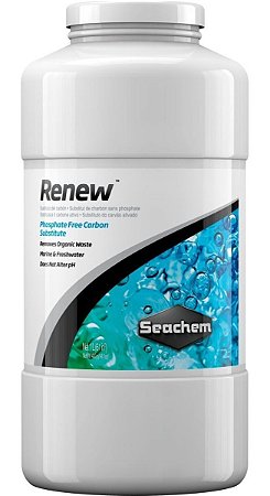 Seachem Renew 1 L Substitui Carvão Ativado Trata 640 L