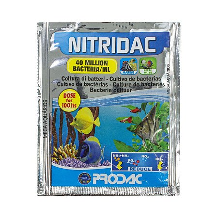 Prodac Nitridac condicionador para aquario degrada sujeira