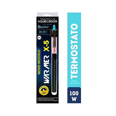 OceanTech termostato com aquecedor 100W aquário até 150L