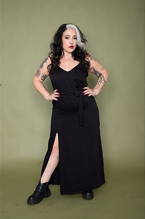Vestido Longo Fenda