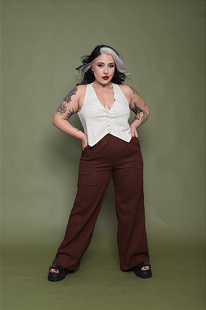 Calça Wide Leg