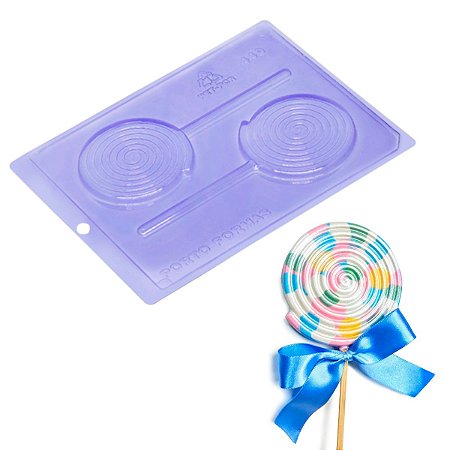 Forma De Acetato Pirulito Do Kiko Com 5 Un Para Confeitaria