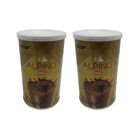 Kit Achocolatado Em Pó Alpino 200g Nestle Bebida Brigadeiro