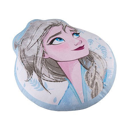 Almofada Infantil Elsa Macia Decoração Quarto Disney Frozen