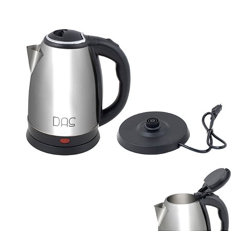Chaleira Elétrica De Inox 1,8L Para Bebida Quente 127V 1200W
